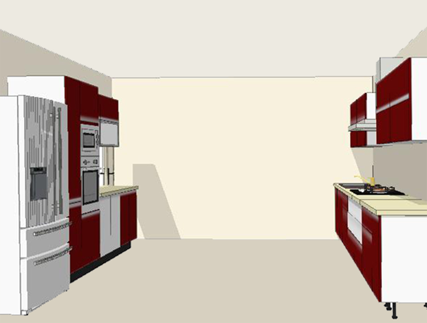 Parallel / Straight Modular Kitchen