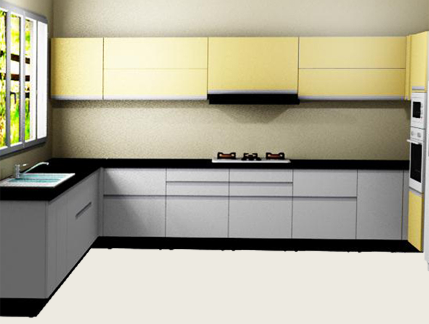 U-Shape Modular Kitchen